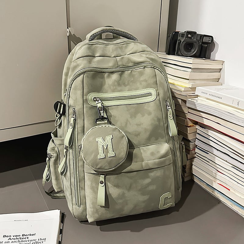 Раница за училище | унисекс, найлон, презрамки с въздушна подложка, уличен стил, голям капацитет