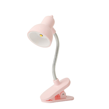 Lampă LED mini clip pentru noptiere — lumină caldă pentru citit, protecție pentru ochi, pentru cămin/dormitor (baterie litiu încorporată; tensiune ≤36V; abajur din plastic; întrerupător cu buton)