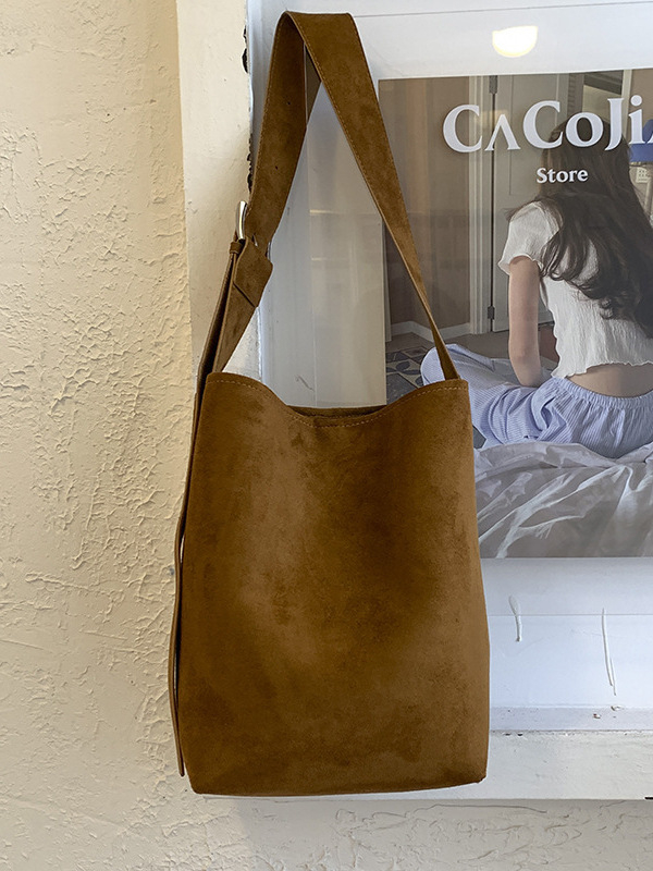 PU bucket tote táska Cross-border Trend stílusban kampózáras