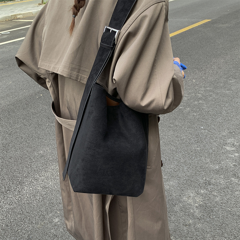 PU bucket tote táska Cross-border Trend stílusban kampózáras