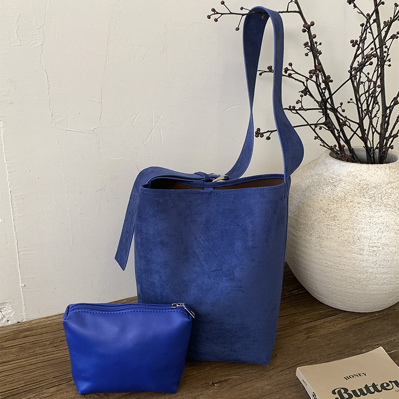 PU bucket tote táska Cross-border Trend stílusban kampózáras