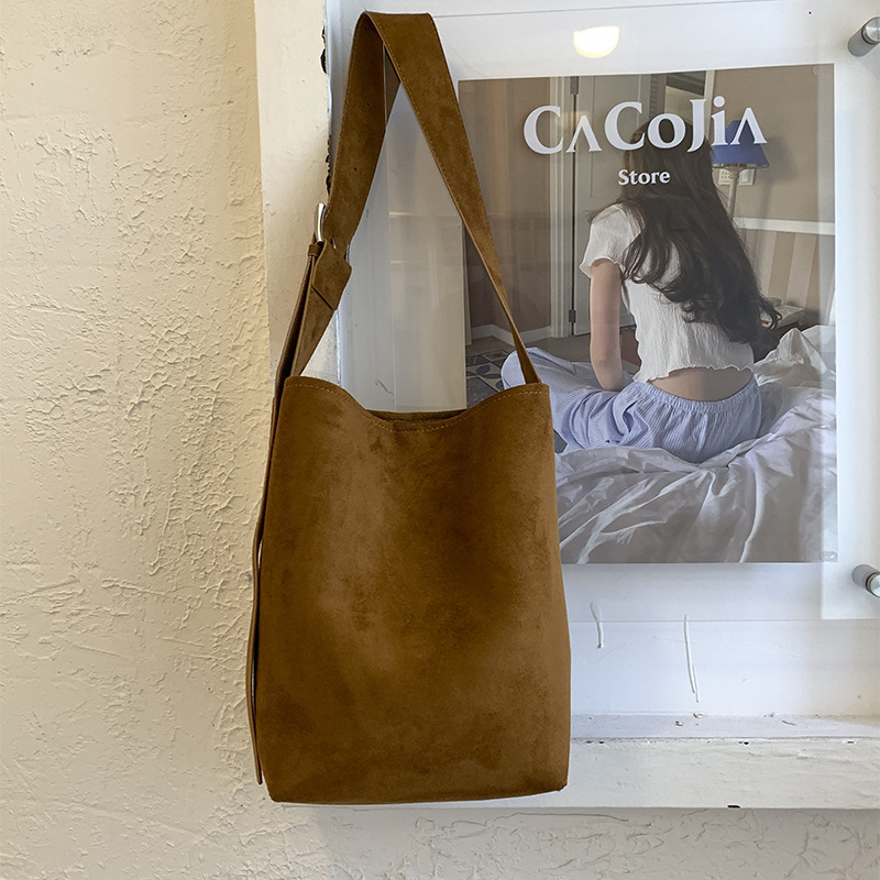 PU bucket tote táska Cross-border Trend stílusban kampózáras