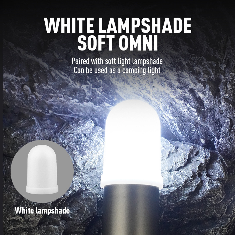 LED φακός σήμανσης για εξωτερική χρήση, έκτακτη ειδοποίηση, φως για κατασκήνωση και εργασία, επαναφορτιζόμενος με ενσωματωμένη τράπεζα ισχύος, μπρελόκ, 5W, εμβέλεια 200–500 m