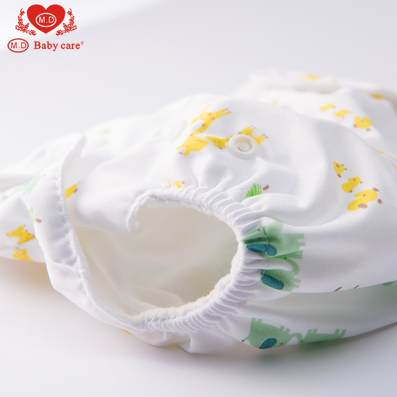 Spausdinti aukšto liemens kūdikių vystykliai su pilvo apsauga, megztas audinys, A klasės saugumas, tinka 0–12 mėn, 6–11 kg