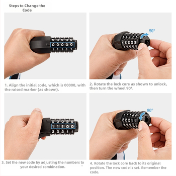 Kombinuotas grandinės užraktas iš lydinio dvirači/elektriniai transporto priemonės/motociklai (Pinnamax; Modeliai Pinn-706 / Pinn-751; Medžiaga: Lydinys; Pritaikymas: Dviračiai/elektriniai transporto priemonės/motociklai)
