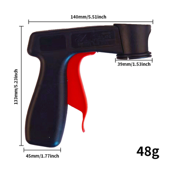 Plastový prenosný držiak na striekanie farby, ručný pištoľ pre automobilové fólie na zmenu farby, univerzálne kompatibilný