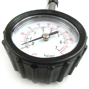 Manometer tlaku v pneumatikách s dlhým trubkou, vysoká presnosť, digitálny displej, prenosný, 0-100 psi