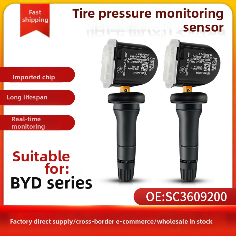 TPMS-sensor BYD-seeriale, mudel OE:SC3609200, ühilduv BYD-ga, avastamisvahemik 0-4, digitaalne ekraan