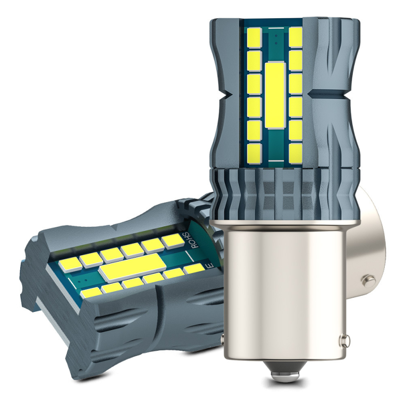 DXZ autó LED izzó 1156/1157/T20/T25, 26W, 12V, 6500K, 30000h, G-24+2, visszafelé világításra, indexre és féklámpára