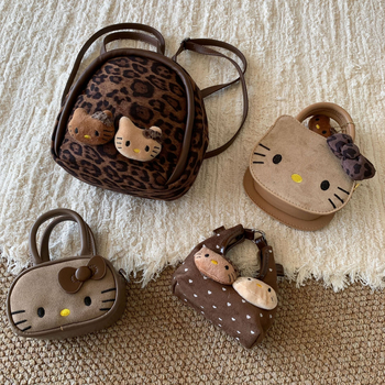 Meitenēm paredzēta karikatūru mugursoma (Ziemas 2025 izdevums, poliesters, raksts: anime un karikatūras, priekš pirmsskolas)