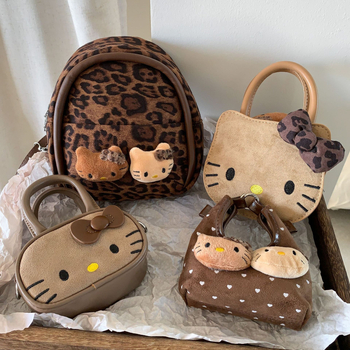 Meitenēm paredzēta karikatūru mugursoma (Ziemas 2025 izdevums, poliesters, raksts: anime un karikatūras, priekš pirmsskolas)