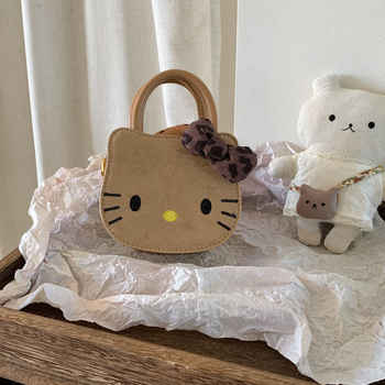 Meitenēm paredzēta karikatūru mugursoma (Ziemas 2025 izdevums, poliesters, raksts: anime un karikatūras, priekš pirmsskolas)