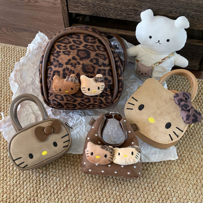 Meitenēm paredzēta karikatūru mugursoma (Ziemas 2025 izdevums, poliesters, raksts: anime un karikatūras, priekš pirmsskolas)