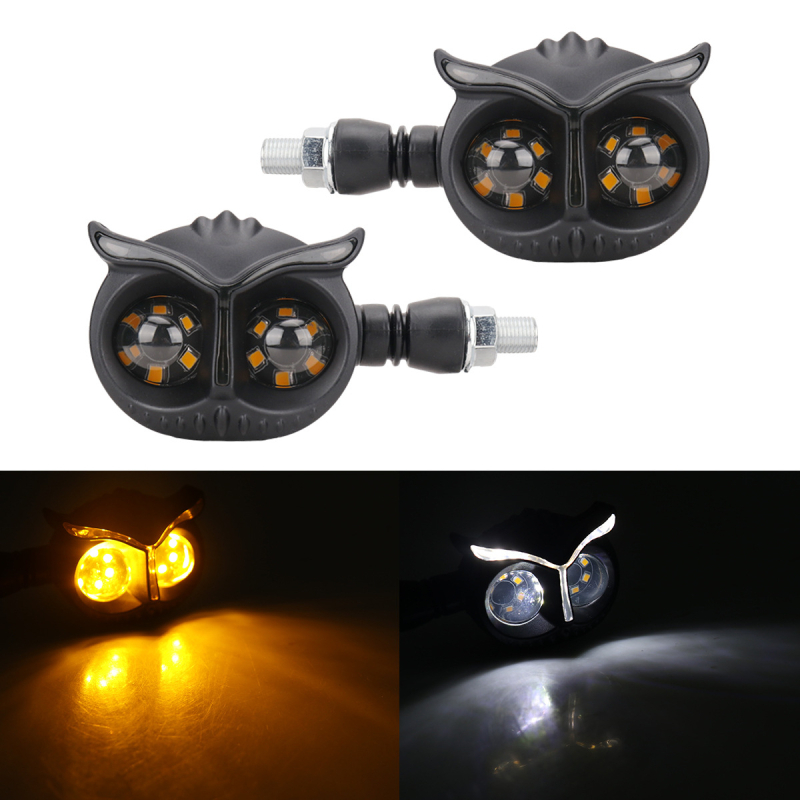 Соваобразен 12V мигач прожектор – модел Motor178, пластмаса, универсална съвместимост