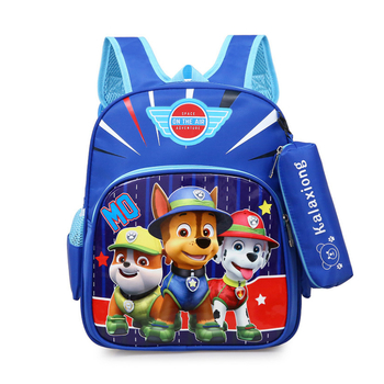 Paw Patrol bērnu mugursoma - neilons, elpojoša, ultra viegla, izturīga pret nolietošanos, gaisa spilvenu siksnas