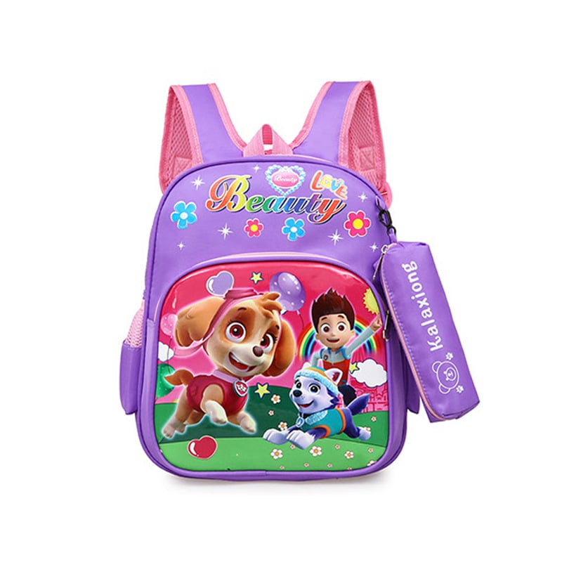 Paw Patrol bērnu mugursoma - neilons, elpojoša, ultra viegla, izturīga pret nolietošanos, gaisa spilvenu siksnas