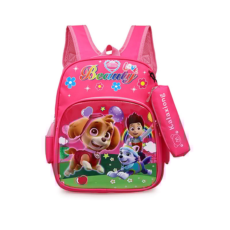 Paw Patrol bērnu mugursoma - neilons, elpojoša, ultra viegla, izturīga pret nolietošanos, gaisa spilvenu siksnas