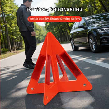 Sulankstomas automobilio įspėjimo trikampis – ABS, Modelis 1571, Kilmė Zhejiang, Pritaikymo sritis: saugos įspėjimas