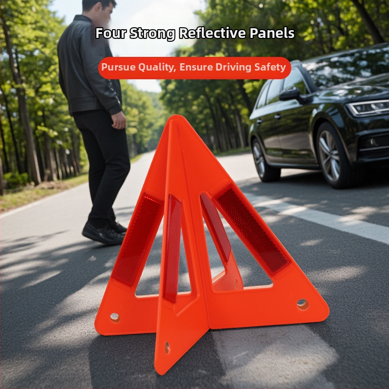 Saliekams auto brīdinājuma trijstūris – ABS, Modelis 1571, Izcelsme Zhejiang, Piemērošanas joma: Drošības brīdinājums