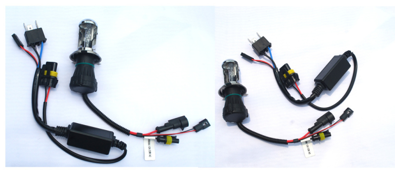 H4 прибираща се автомобилна ксенон лампа, 12V 35W, Decalais, цветова температура 4300K/6000K/8000K