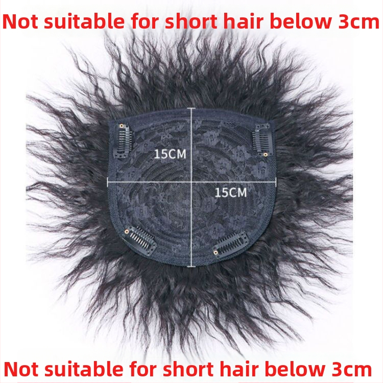 Meeste parukas – Korea stiilis foil-perm lokid, tõelised inimjuuksed, otsmiku juuksepikendus, loomulik välimus