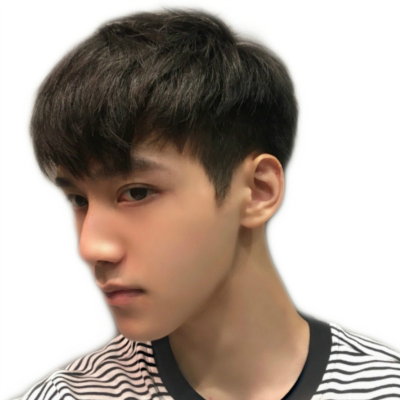 Perucă pentru bărbați – păr scurt drept, breton texturat (drept sau înclinat) – fibră rezistentă la temperaturi înalte, model 288, corectarea formei feței