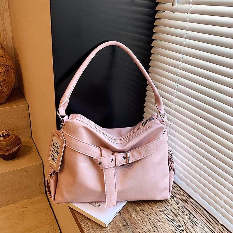 PU kožená Tote taška, ulicný štýl, horizontálny štvorcový tvar, zipsové uzatváranie, vnútorná kapsa na telefón