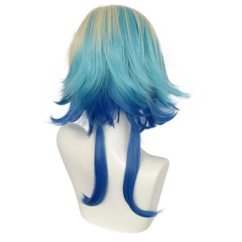 Perucă cosplay pentru bărbați Michel Caesar, model D311, lungime medie, fire rezistente la temperatură înaltă, design cu mecanism