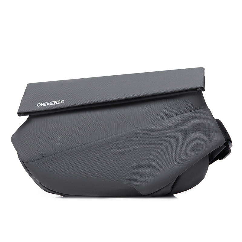 Мъжка чанта през рамо, уличен стил, плат Оксфорд, водоустойчива, бродирана, модел 6088, марка ohemerso