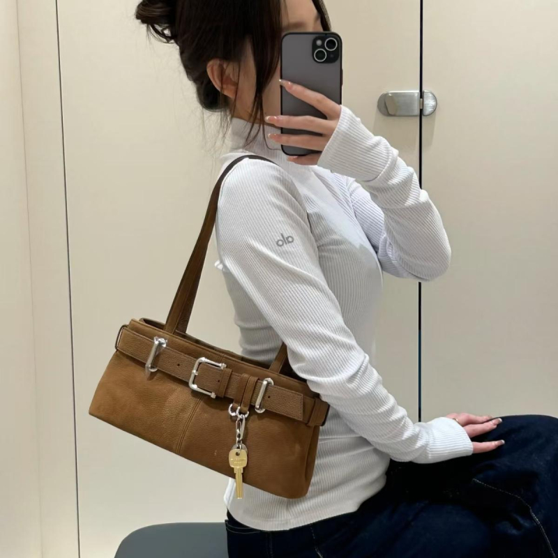 Unisex sametist kotis tote kott, varjatud tõmbluka tasku, polüester vooder, 3D-struktuuriline horisontaalne ruudu kuju, üks õlarihm