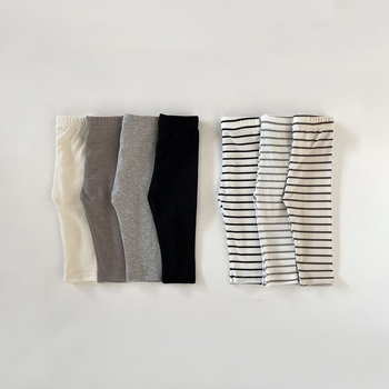 Colanți pentru copii din bumbac, primăvară, talie medie, fără deschidere la zona inghinală, pentru 1–3 ani