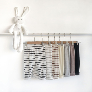 Colanți pentru copii din bumbac, primăvară, talie medie, fără deschidere la zona inghinală, pentru 1–3 ani