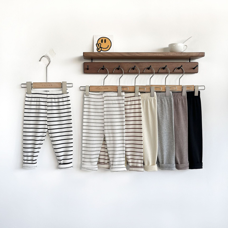 Colanți pentru copii din bumbac, primăvară, talie medie, fără deschidere la zona inghinală, pentru 1–3 ani