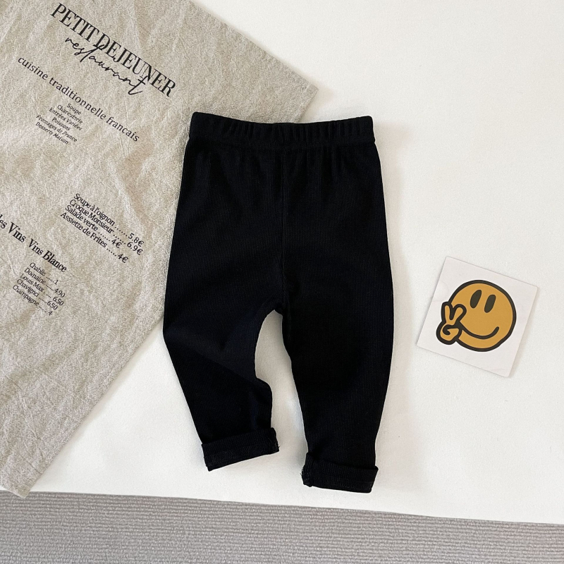 Colanți pentru copii din bumbac, primăvară, talie medie, fără deschidere la zona inghinală, pentru 1–3 ani