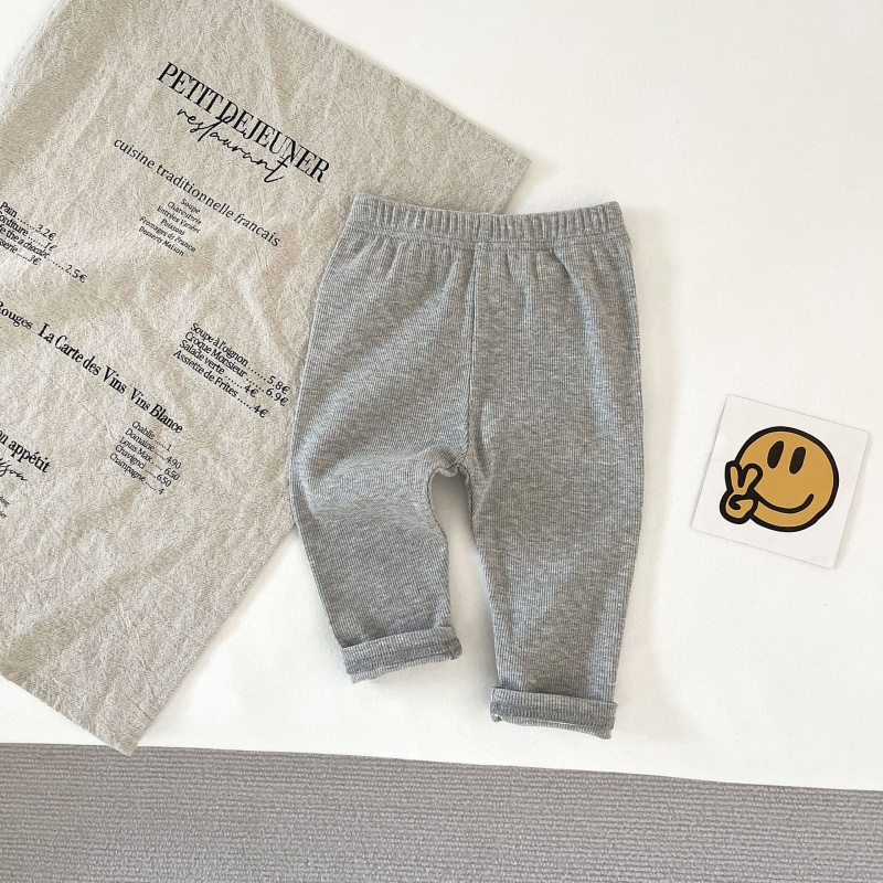 Colanți pentru copii din bumbac, primăvară, talie medie, fără deschidere la zona inghinală, pentru 1–3 ani