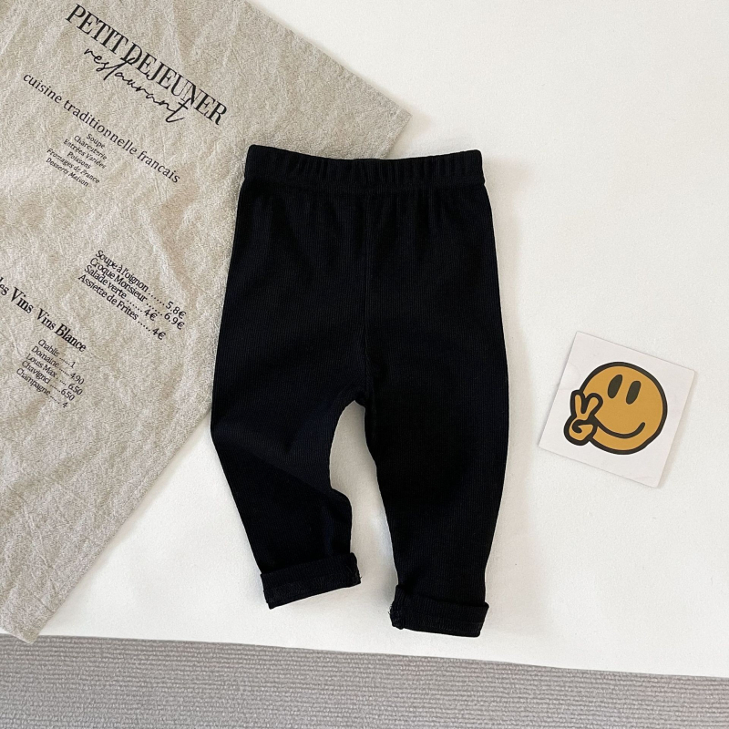 Colanți pentru copii din bumbac, primăvară, talie medie, fără deschidere la zona inghinală, pentru 1–3 ani