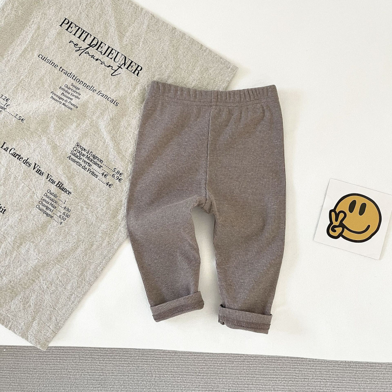 Colanți pentru copii din bumbac, primăvară, talie medie, fără deschidere la zona inghinală, pentru 1–3 ani