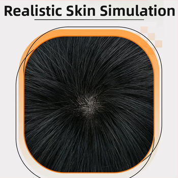 Meeste parukas - Korea stiilis, täielik peakattega, lühike juukse pikkus; Tõelised inimeste juuksed; Mudel: Differential Broken Cover; Võib värvida