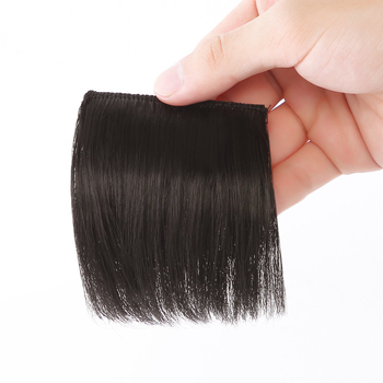 Перука за мъже с обемен коронален участък и изкуствена челка — матово термоустойчиво влакно, тип коса: обем, механизъм на обработка, Katyr