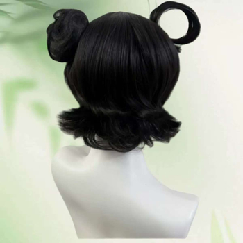 Perucă cosplay Li Yu Ting — fibră rezistentă la temperaturi înalte, lungime medie, stil anime