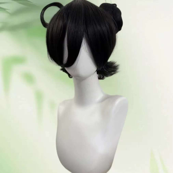Perucă cosplay Li Yu Ting — fibră rezistentă la temperaturi înalte, lungime medie, stil anime