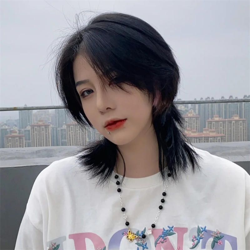 Hundi saba parukas, lühikesed juuksed, unisex, kuumuskindlad kiud, mudel 329