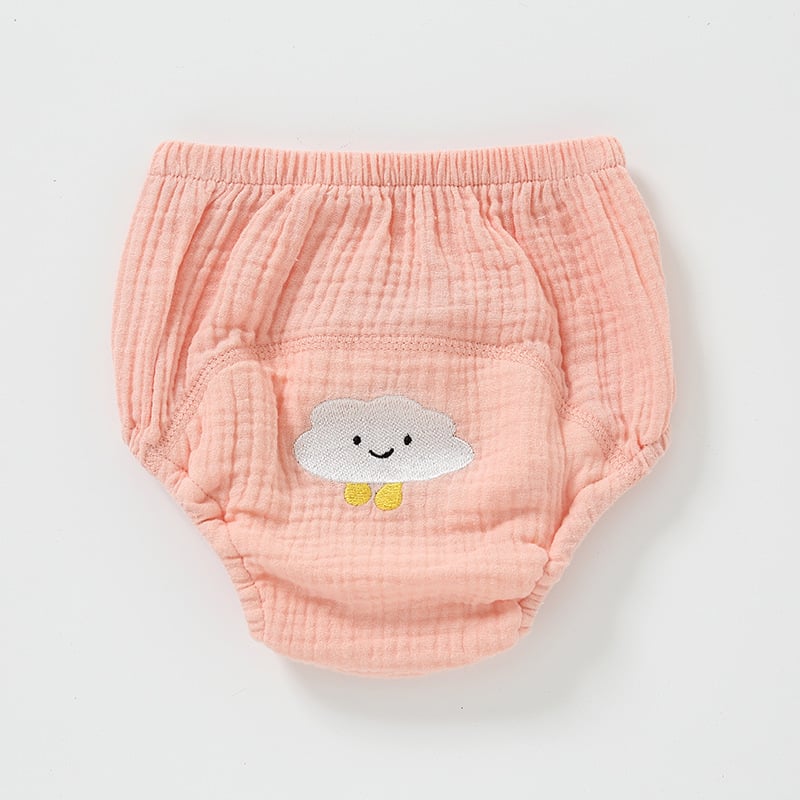 Dječje hlačice za trening toaleta, 100% pamuk gazasta tkanina, kategorija A, perive, za dob 6–12 mjeseci do 1–3 godine, 12–20 kg