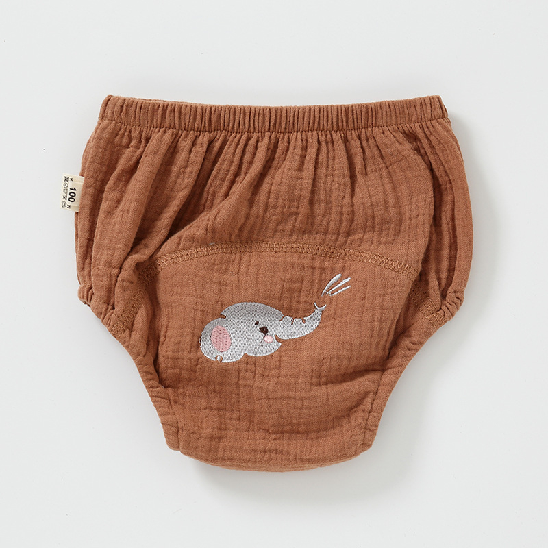 Dječje hlačice za trening toaleta, 100% pamuk gazasta tkanina, kategorija A, perive, za dob 6–12 mjeseci do 1–3 godine, 12–20 kg