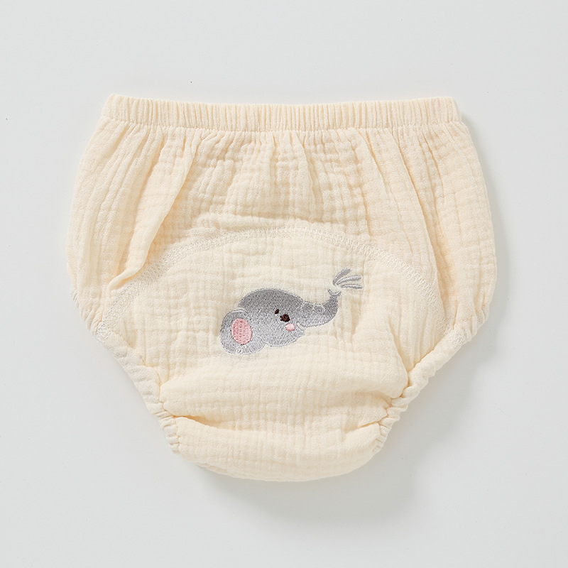 Dječje hlačice za trening toaleta, 100% pamuk gazasta tkanina, kategorija A, perive, za dob 6–12 mjeseci do 1–3 godine, 12–20 kg
