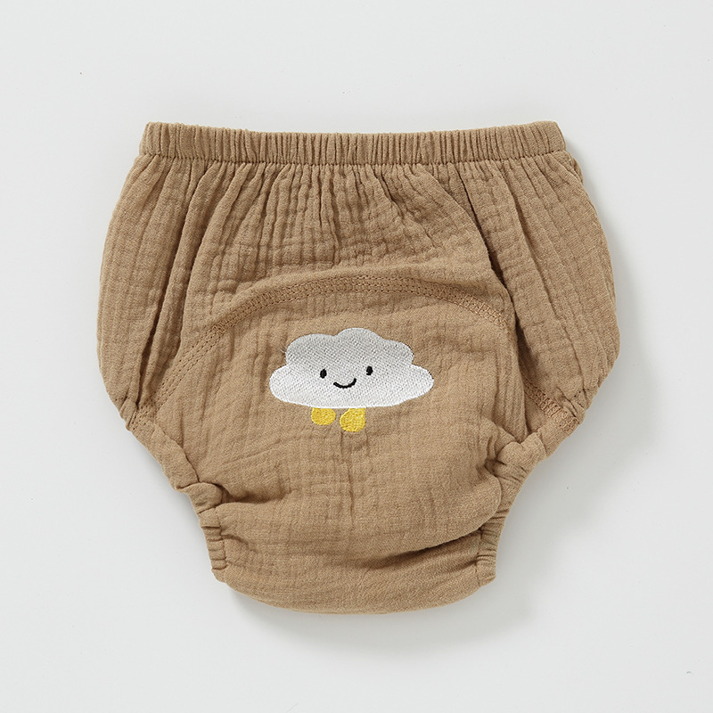 Dječje hlačice za trening toaleta, 100% pamuk gazasta tkanina, kategorija A, perive, za dob 6–12 mjeseci do 1–3 godine, 12–20 kg