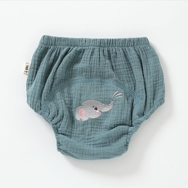 Dječje hlačice za trening toaleta, 100% pamuk gazasta tkanina, kategorija A, perive, za dob 6–12 mjeseci do 1–3 godine, 12–20 kg