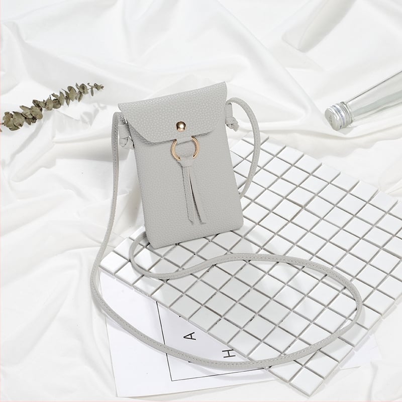 PU dámska taška na rameno, malá štvorcová taška s viečkom, štýl Fresh and Sweet