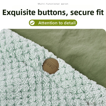 Taslanist tehtud köögiprijuune pikkade varrukatega, õli- ja veekindel, värske stiil, karikatuuride motiiviga, täiskasvanutele.