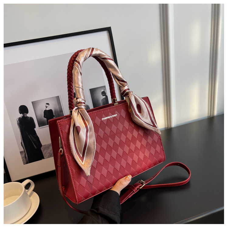 Geantă de mireasă - PU, stil urban minimalist, Geantă pătrată, formă pătrată orizontală, închidere cu fermoar